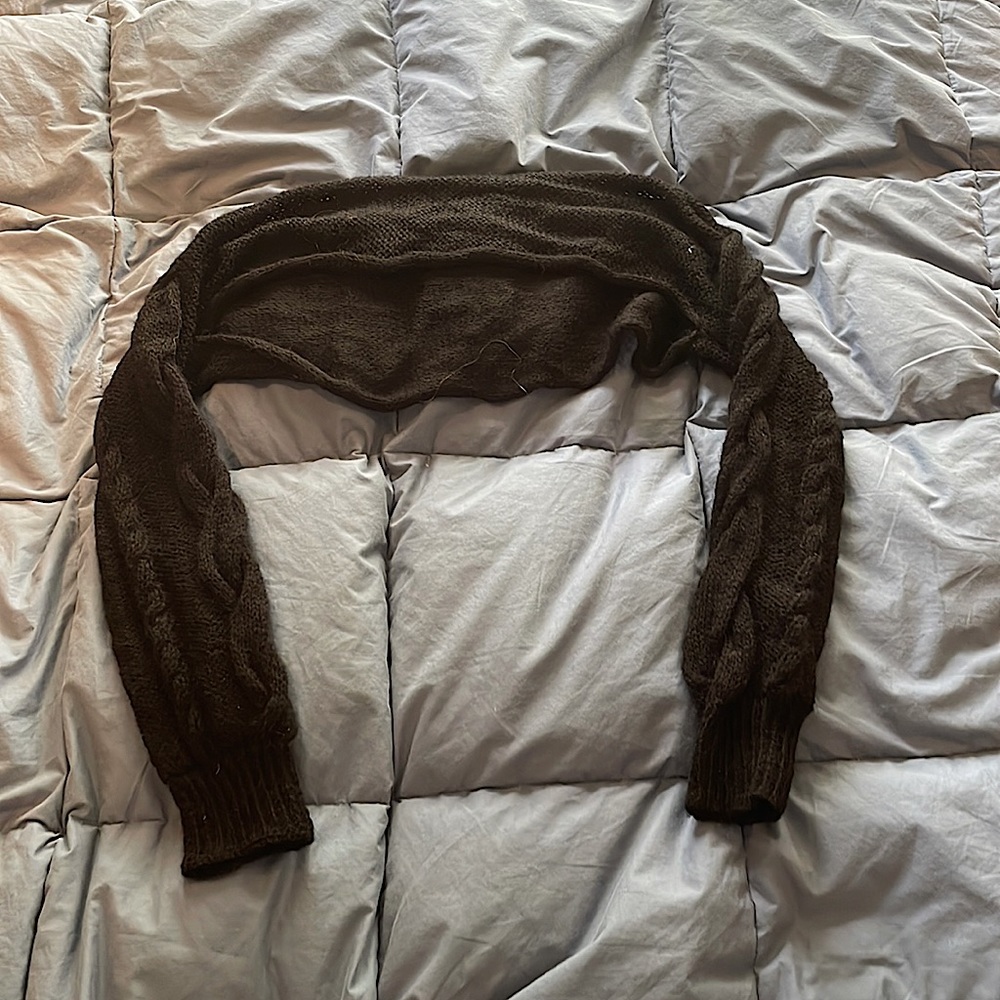 Size small black open cardigan